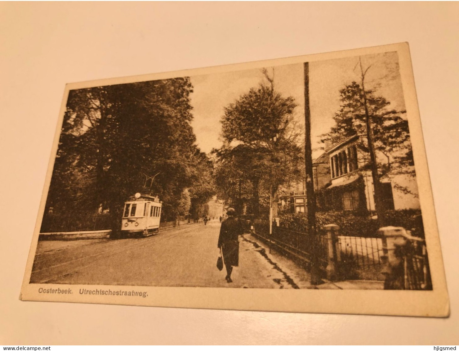 Netherlands Nederland Oosterbeek Utrechtschestraatweg Tram Bahn Villa 15853 Post Card POSTCARD - Oosterbeek