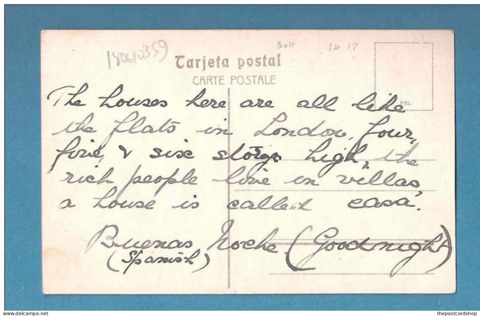 CPA SPAIN ESPAGNE Espagne: - REINOSA: Calle De CANALEJAS - ( Voir Scan Recto-verso). - Cantabrië (Santander)