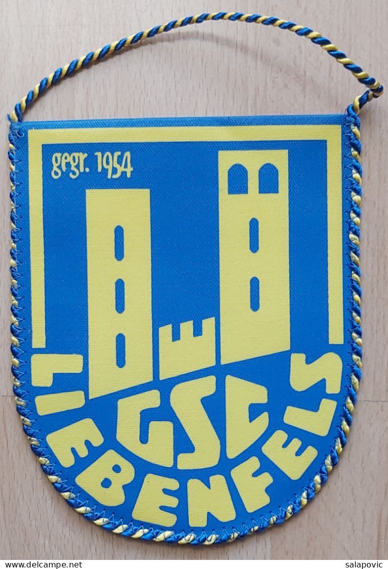 GSC Liebenfels Austria Football Club Soccer Fussball Calcio Futbol Futebol  PENNANT, SPORTS FLAG ZS 3/14 - Kleding, Souvenirs & Andere