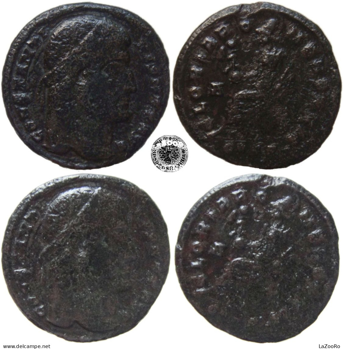 LaZooRo: Roman Empire - AE Follis Of Constantine The Great (306 - 337 AD) GLORIA ROMANORVM, Roma, R3 - El Impero Christiano (307 / 363)