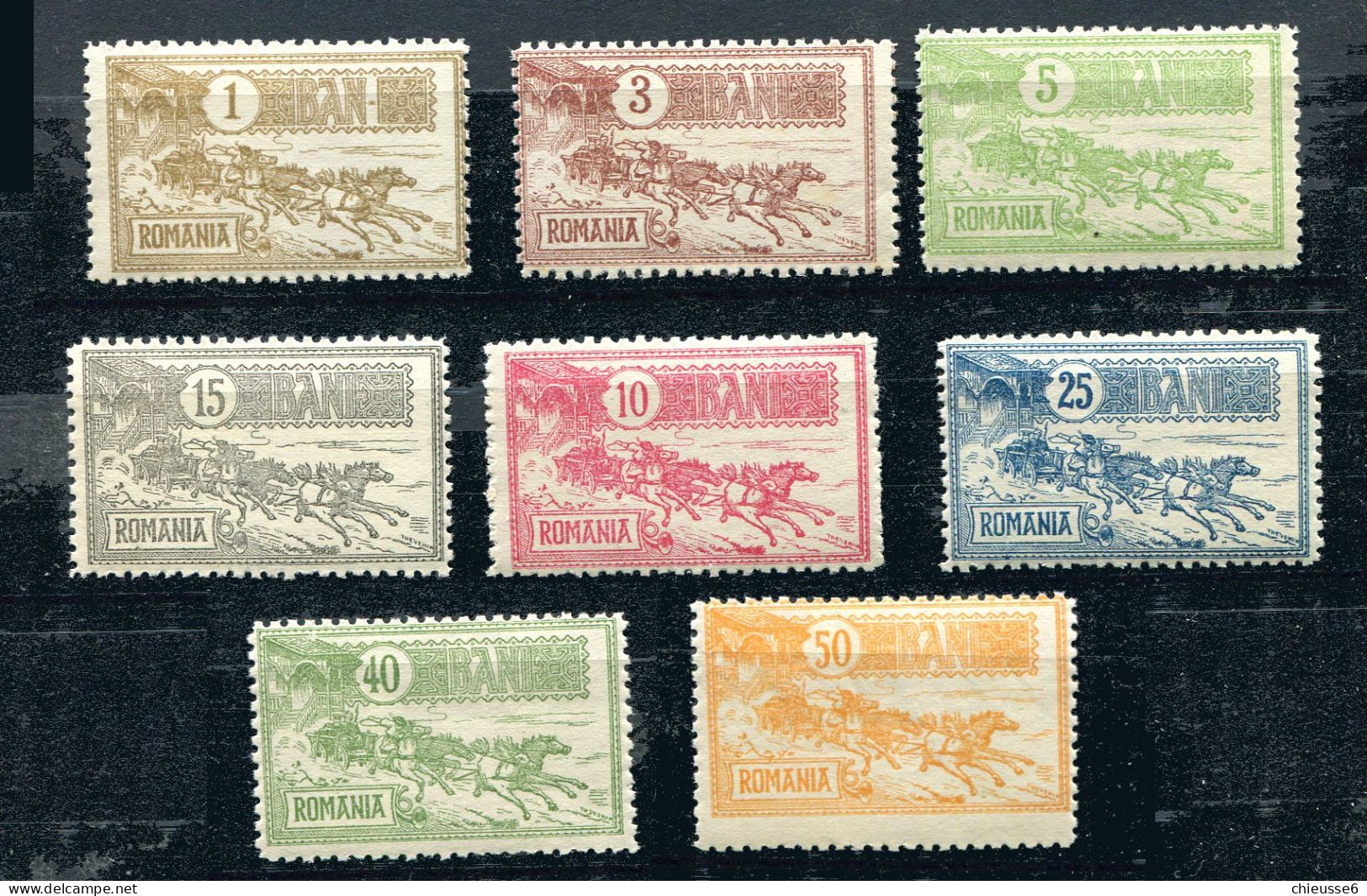 Roumanie ** N° 137  à 144 - Unused Stamps