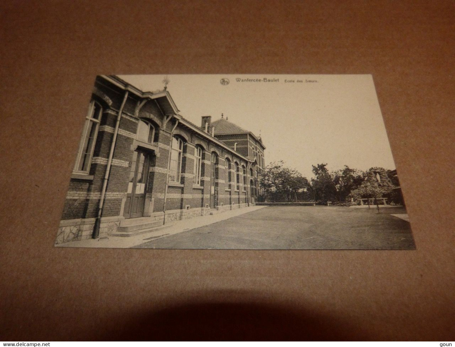 Cpa Wanfercée Baulet Ecole Des Soeurs - Fleurus