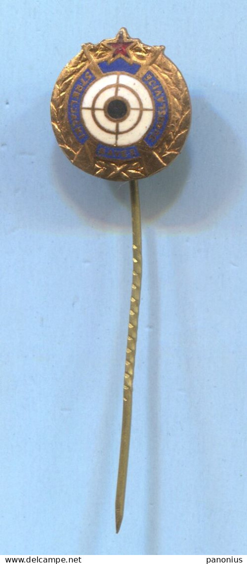 Archery Shooting - Yugoslavia  Federation Association, Vintage Pin Badge Abzeichen, Enamel - Tir à L'Arc