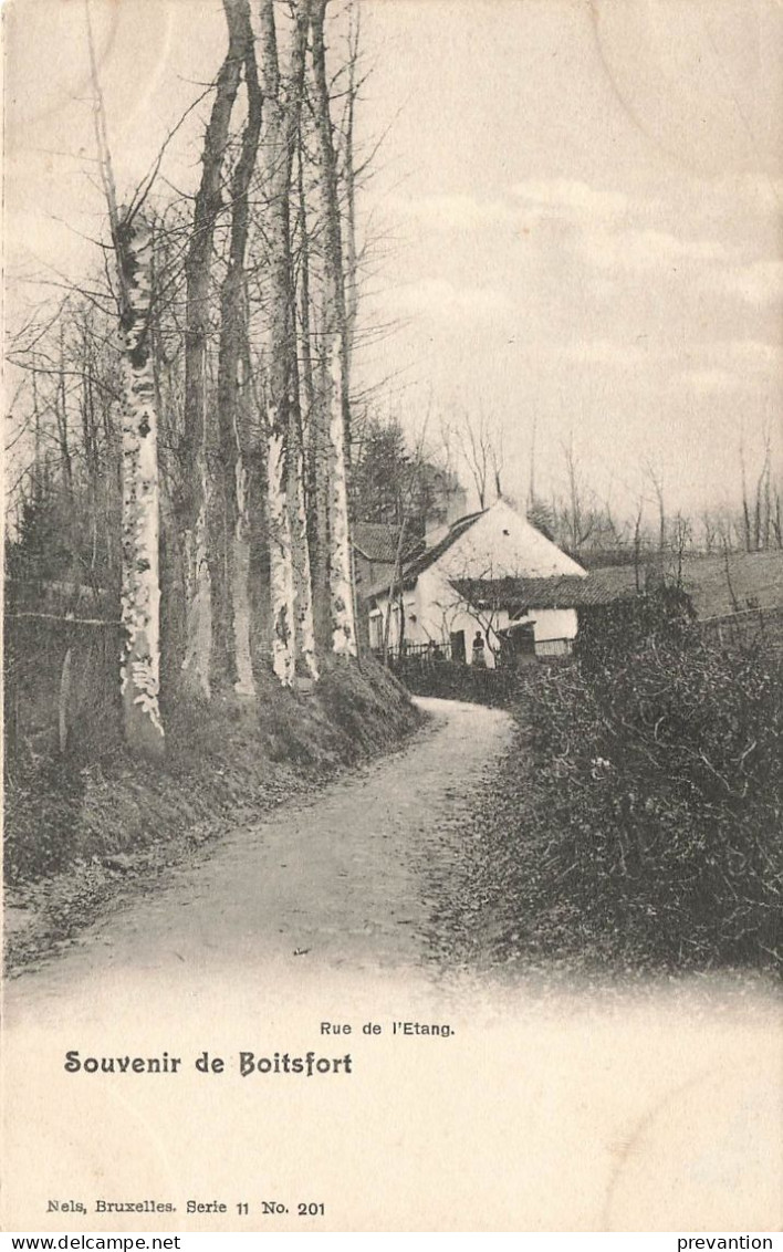 Souvenir De BOITSFORT - Rue De L'Etang - Watermaal-Bosvoorde - Watermael-Boitsfort