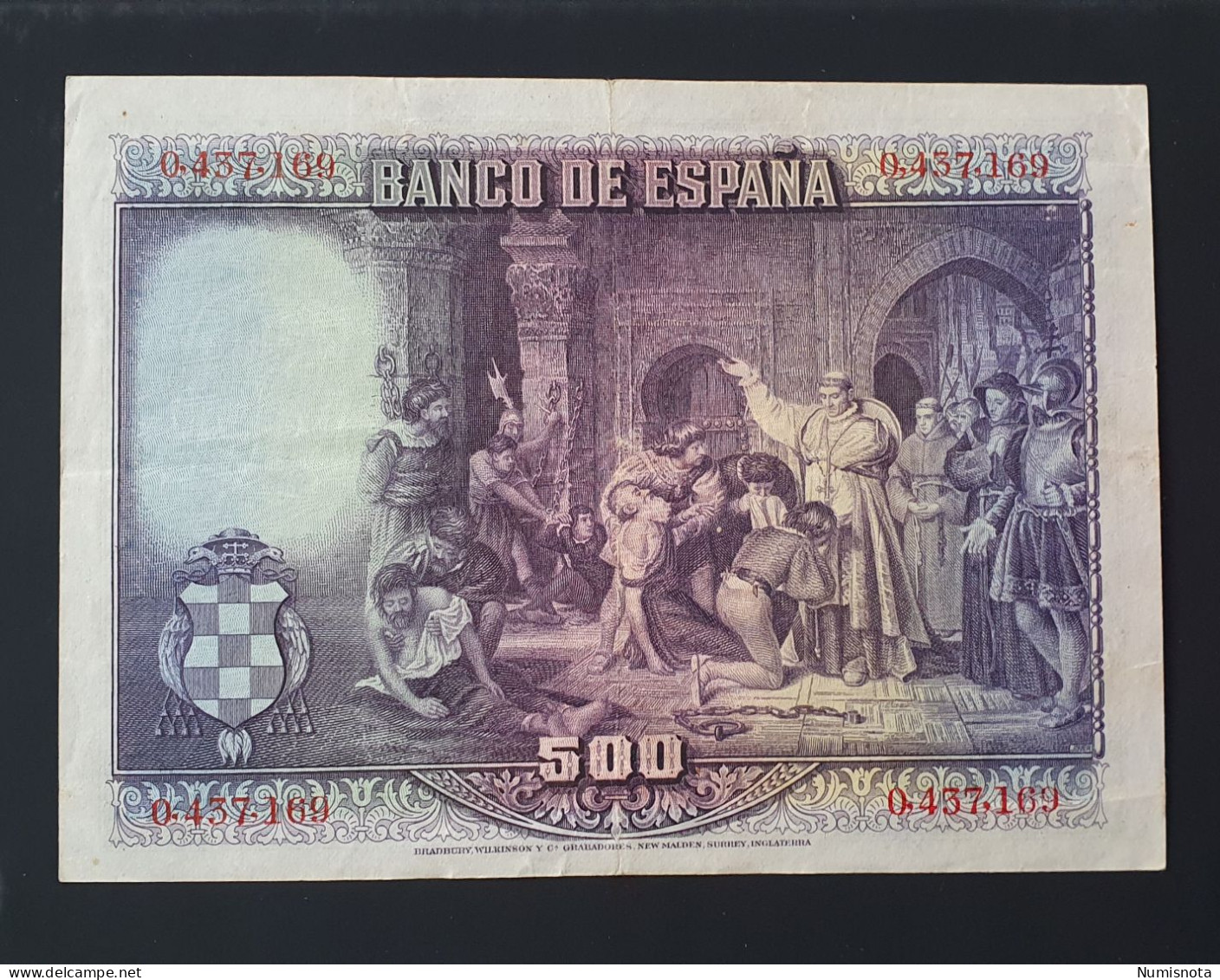 España Billete 500 Pesetas 1928 - 500 Pesetas