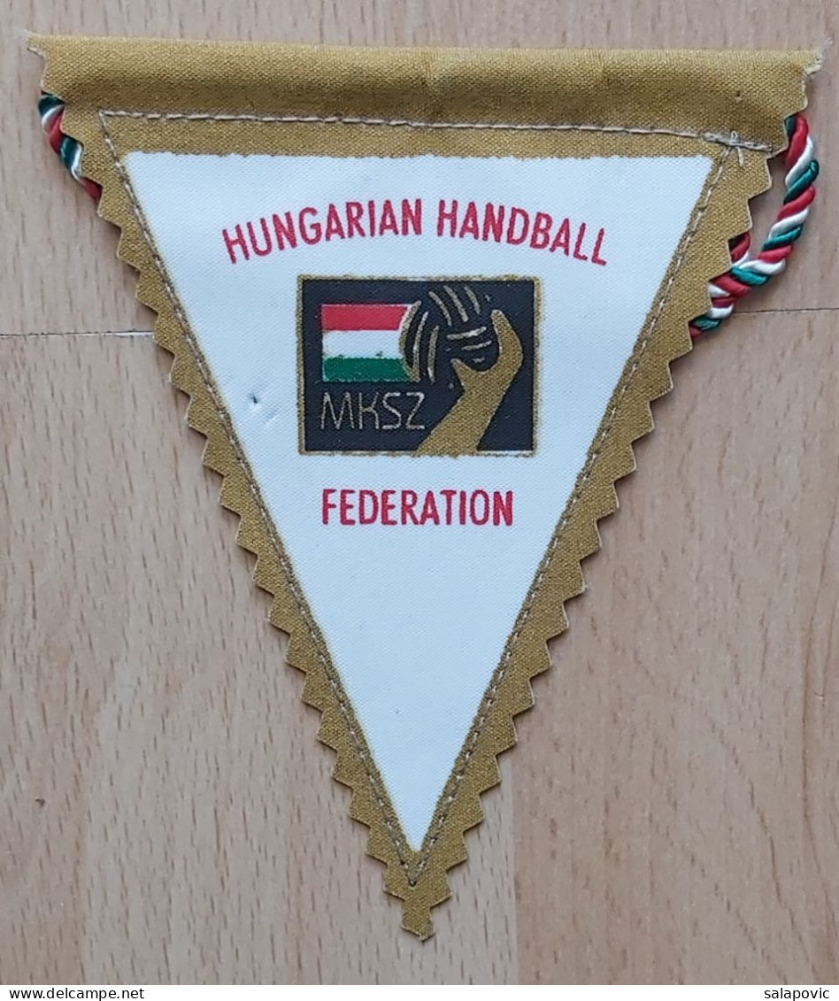 HUNGARY Hungarian Handball Federation Association Union PENNANT, SPORTS FLAG ZS 3/15 - Handbal