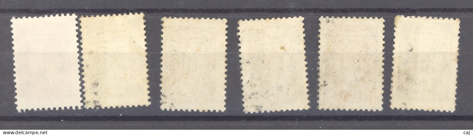 Turquie  -  Service  :  Yv  74-79  * - Timbres De Service