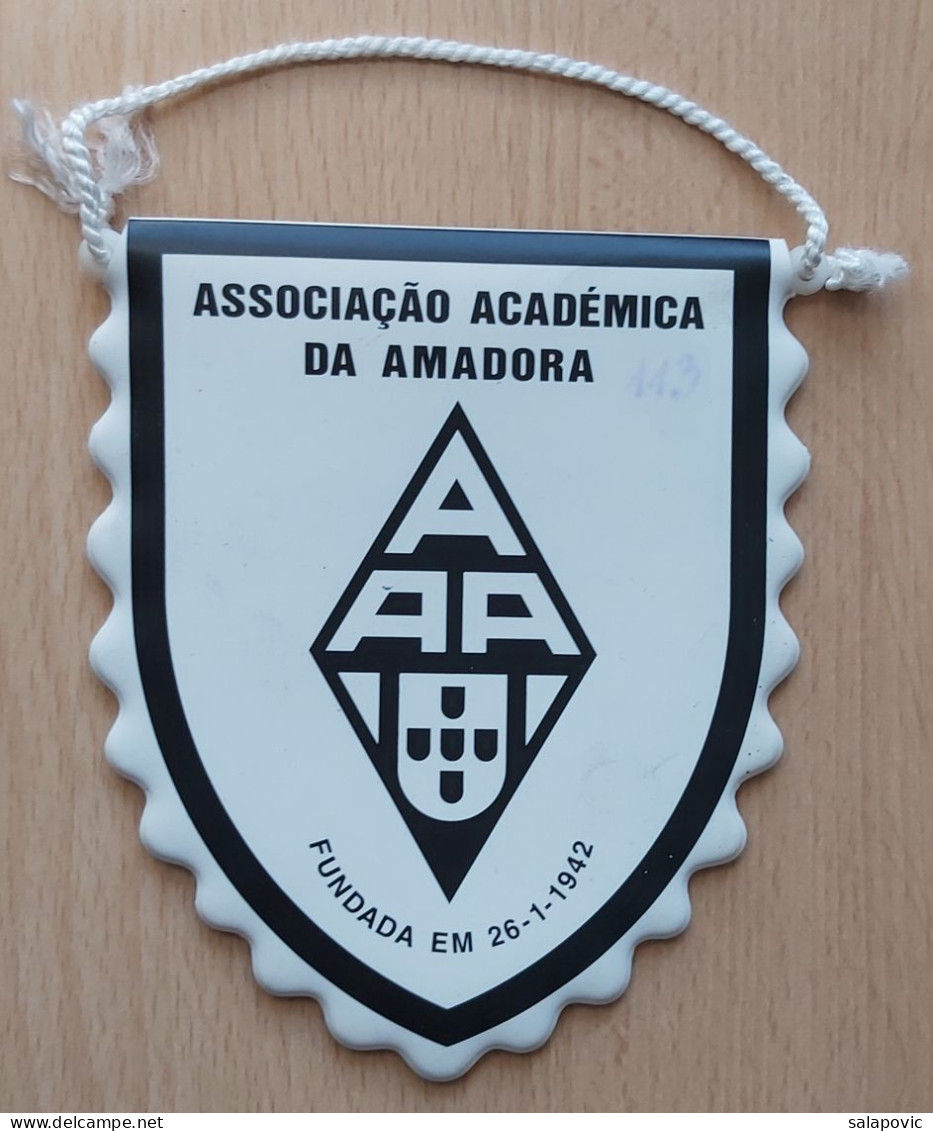 ASSOCIAÇÃO ACADÉMICA DA AMADORA Portugal Handball Club Football PENNANT, SPORTS FLAG ZS 3/16 - Handbal