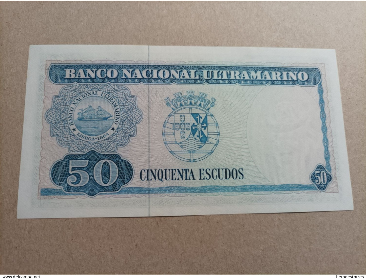 Billete De Timor(Portugal) De 50 Escudos, Año 1967, UNC - Timor