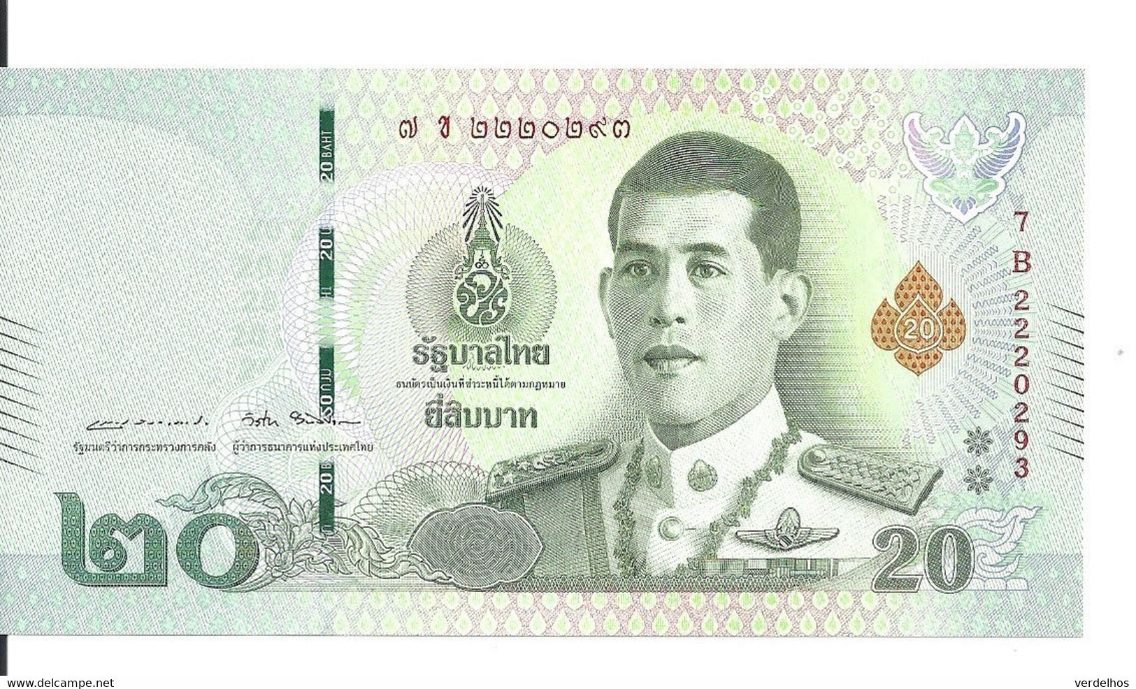 THAILANDE 20 BAHT ND2018 UNC P 135 - Thailand