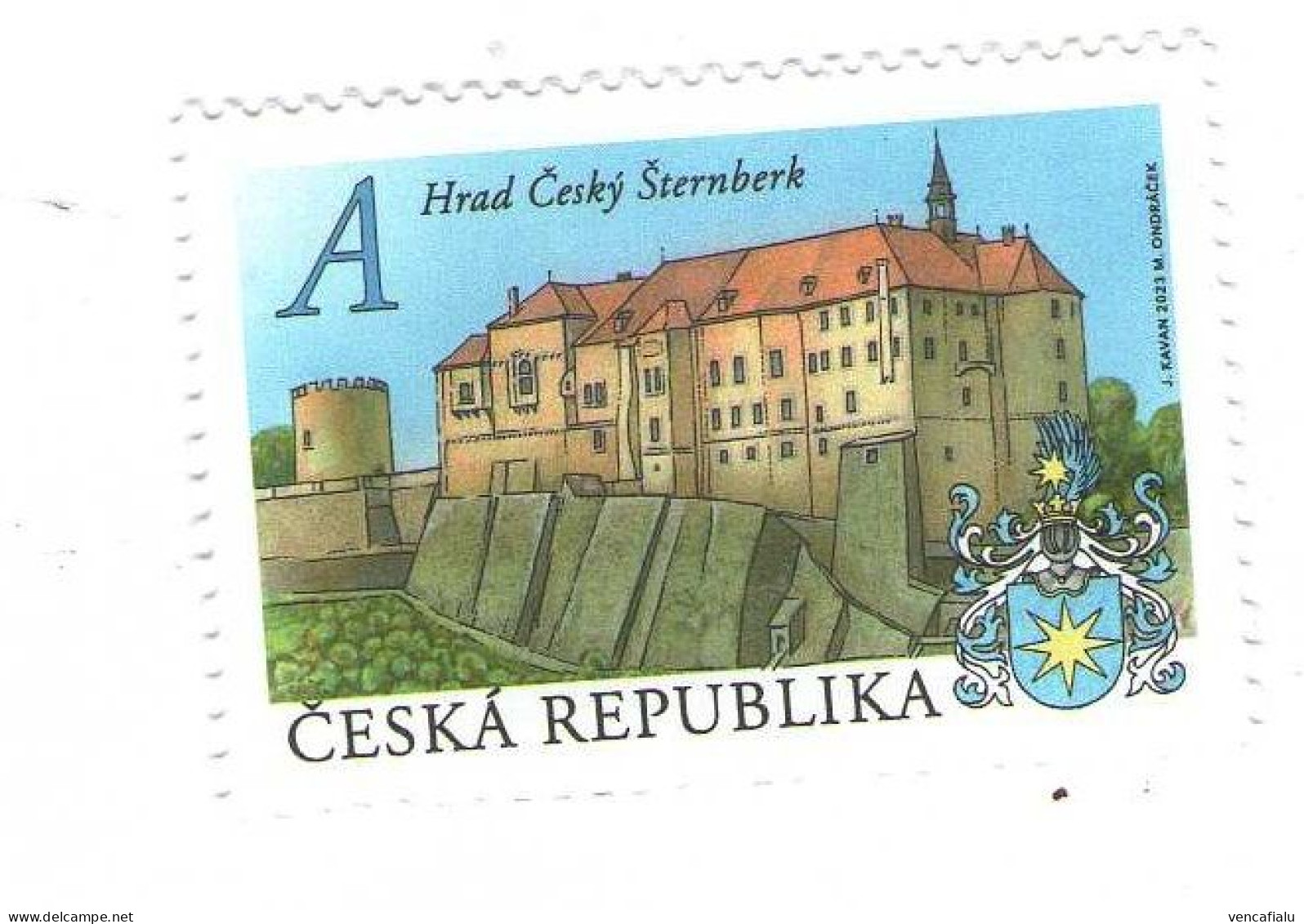 Czech Republic 2023 - Castle Cesky Sternberk,1 Stamp, MNH - Châteaux