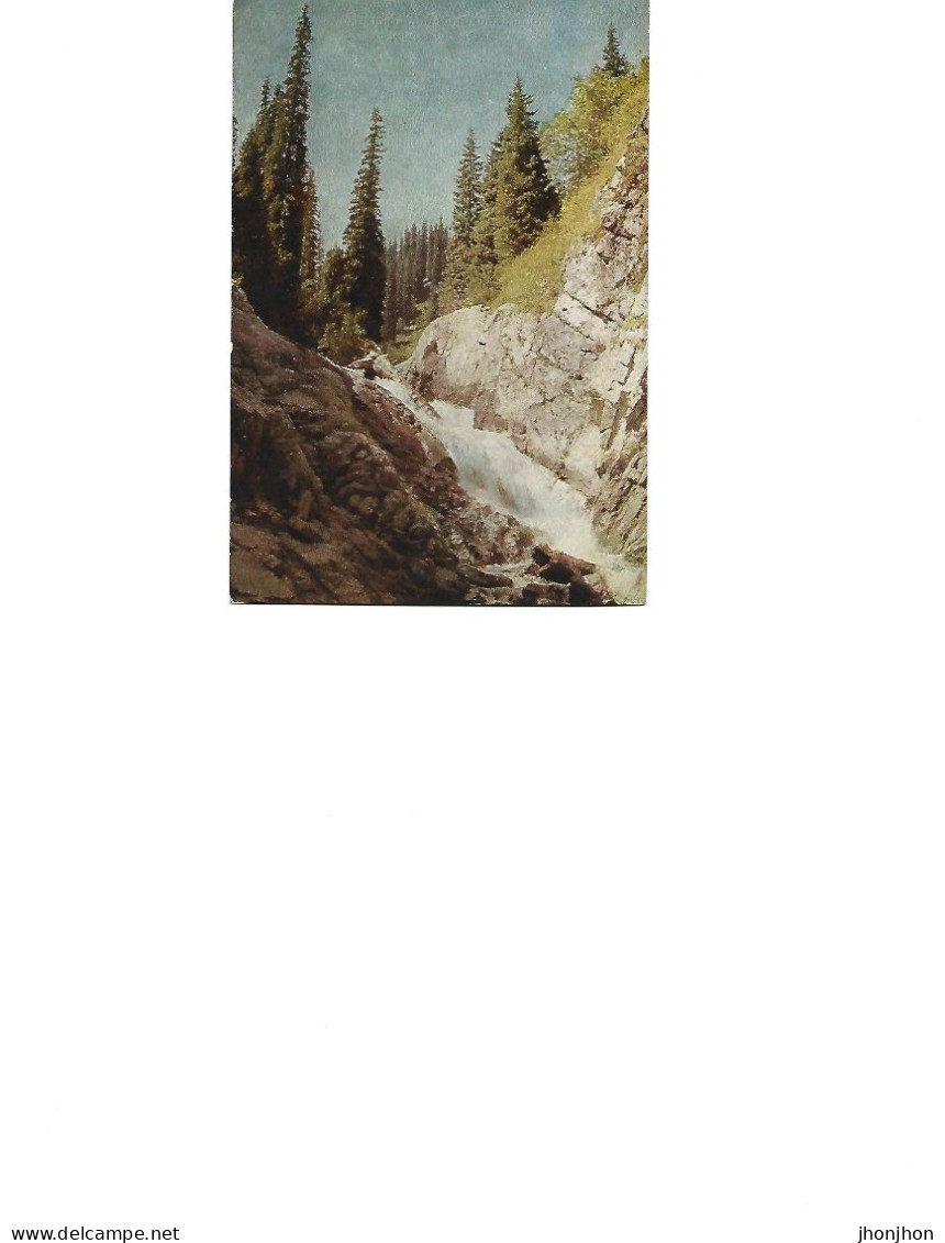 Kazakhstan - Postcard Unused - Alma Ata - Waterfall On The River Gorelnik - Kazakistan