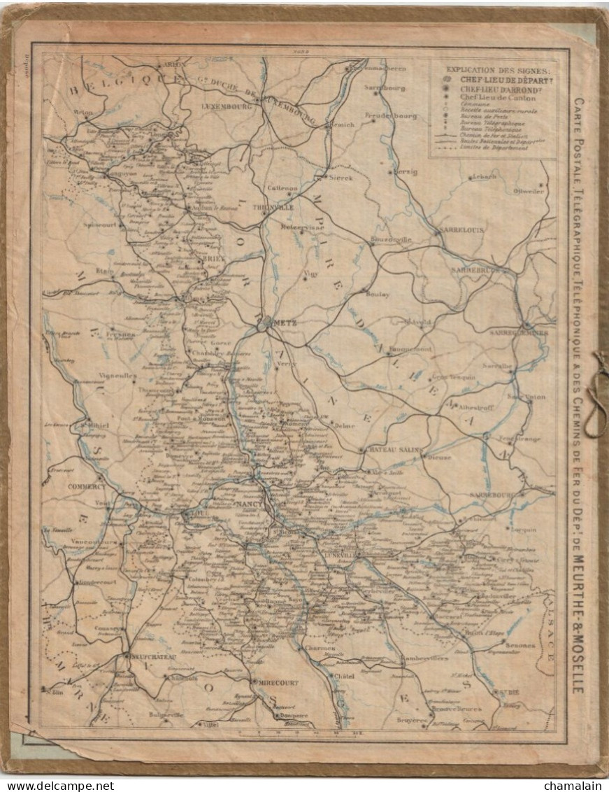 ALMANACH DES POSTES ET TELEGRAPHES Année 1910 -  " Le Débucher " (bords Dorés) - Grossformat : 1901-20