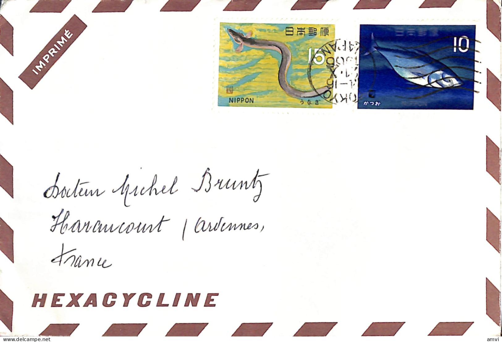23-0257 - 1966 JaPon Imprimé  Pub HEXACYCLINE - Briefe U. Dokumente