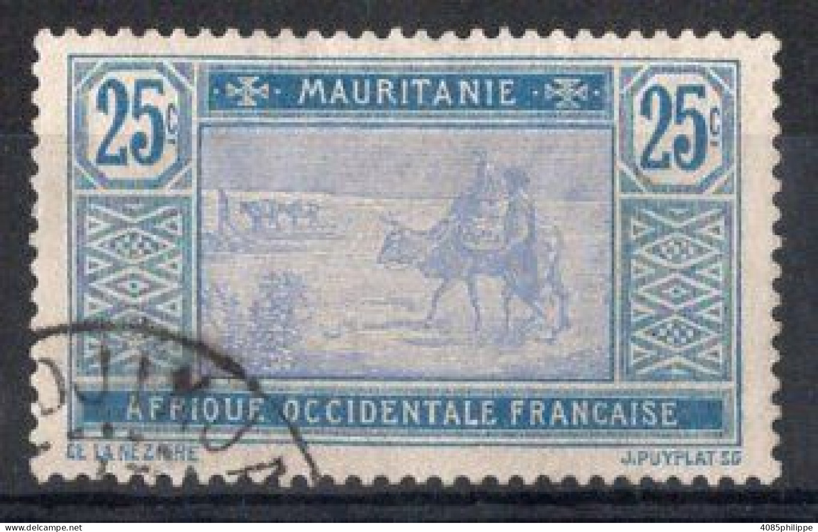 Mauritanie Timbre-poste N°24 Oblitéré TB Cote : 1€75 - Usati