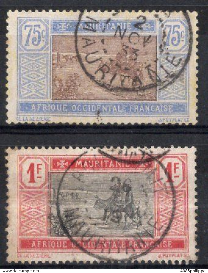Mauritanie Timbres-poste N°30 & 31 Oblitérés TB Cote : 2€75 - Used Stamps