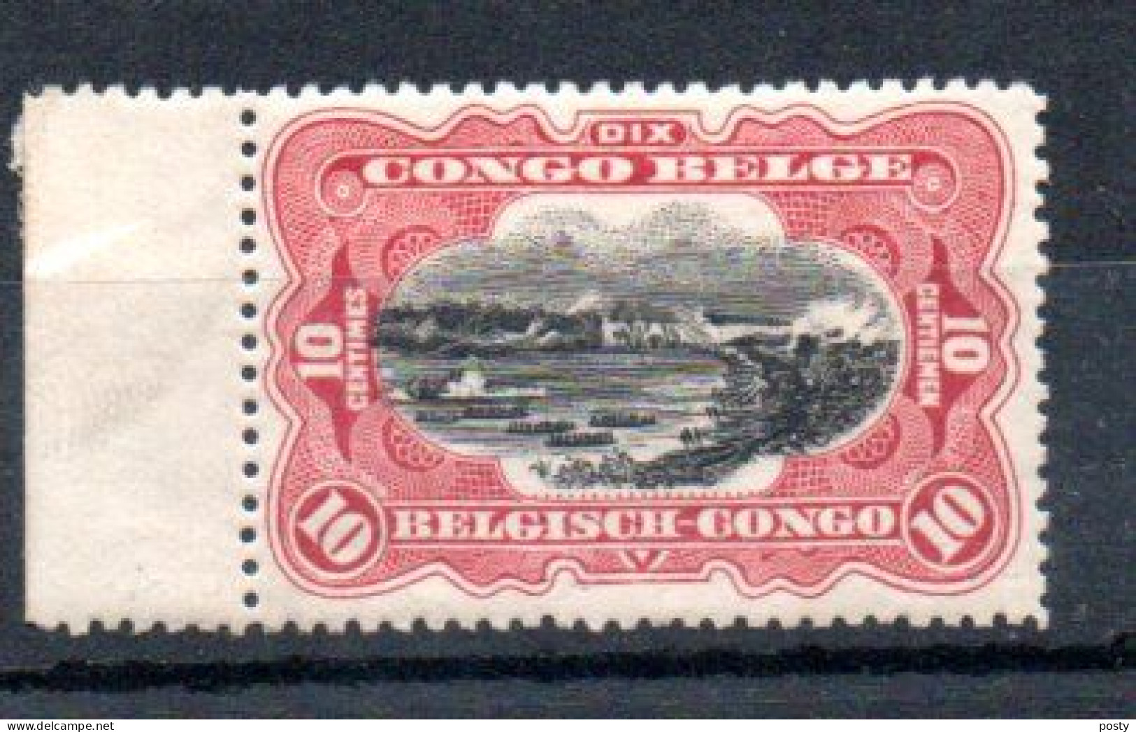 CONGO - CONGO BELGE - 1916 - 10 - FLEUVE - RIVER - - Ungebraucht