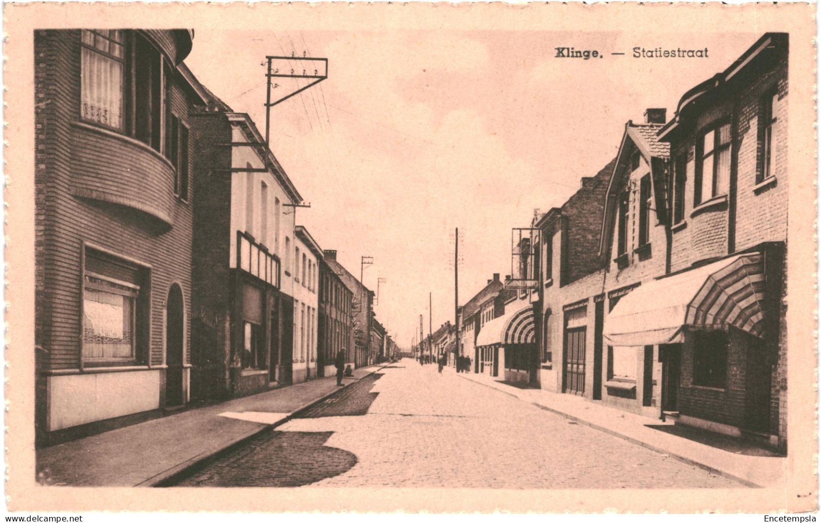 CPA Carte Postale Belgique Klinge Statiestraat  VM64839ok - Sint-Gillis-Waas