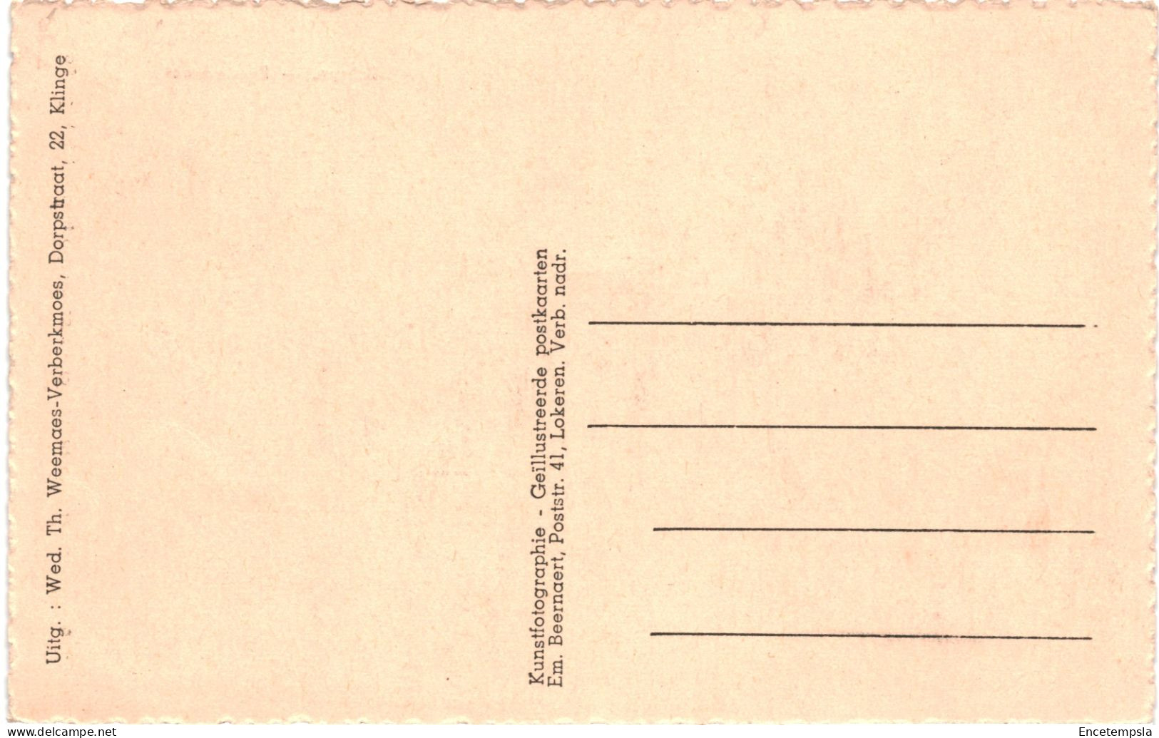 CPA Carte Postale Belgique Klinge Statiestraat  VM64839ok - Sint-Gillis-Waas