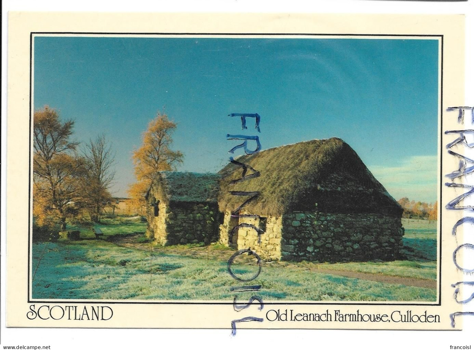 Culloden. Old Leanach Farmhouse. - Inverness-shire