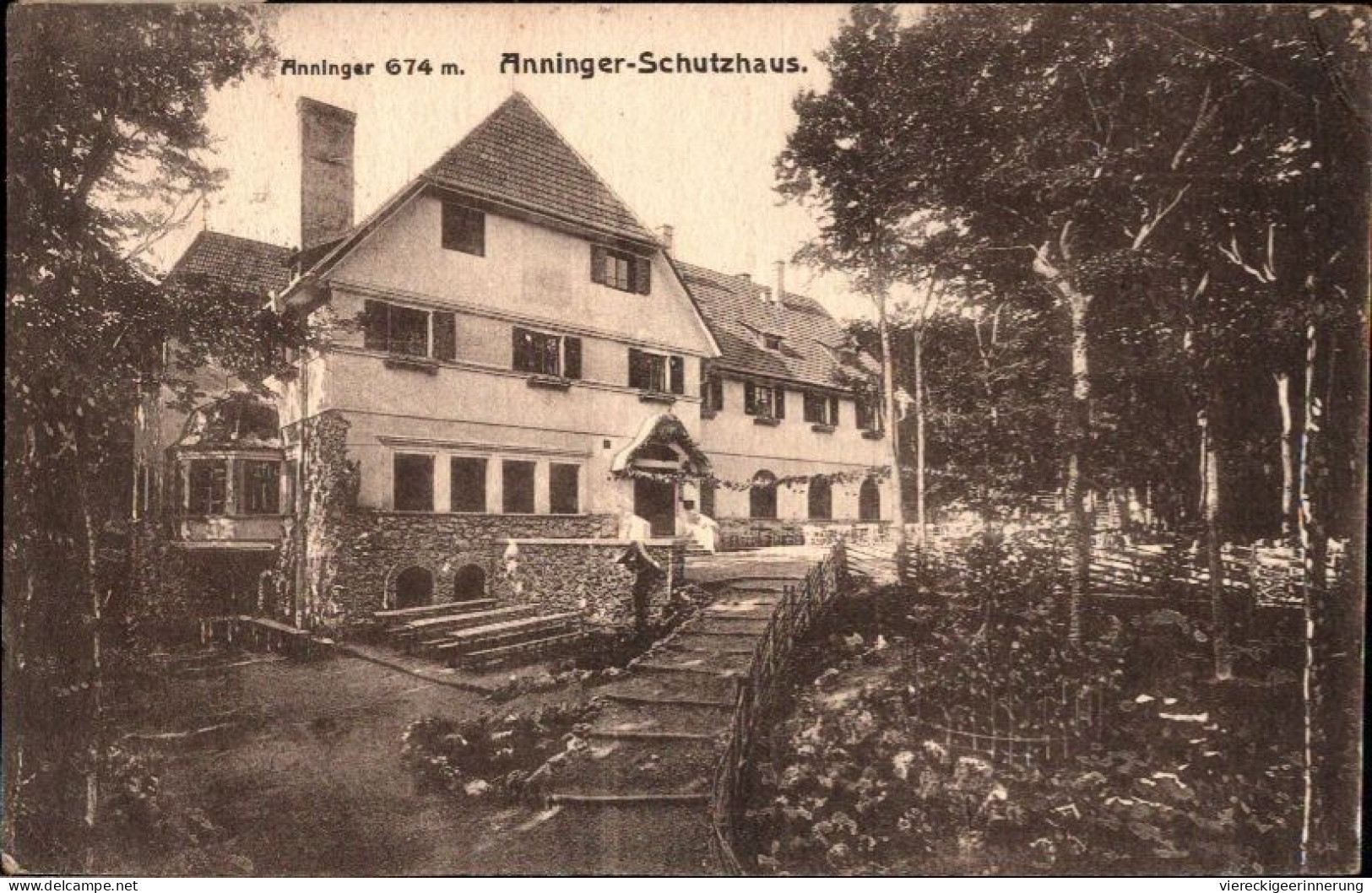 ! Alte Ansichtskarte Anninger Schutzhaus, Gemeinde Gaaden, Bezirk Mödling, Österreich - Mödling