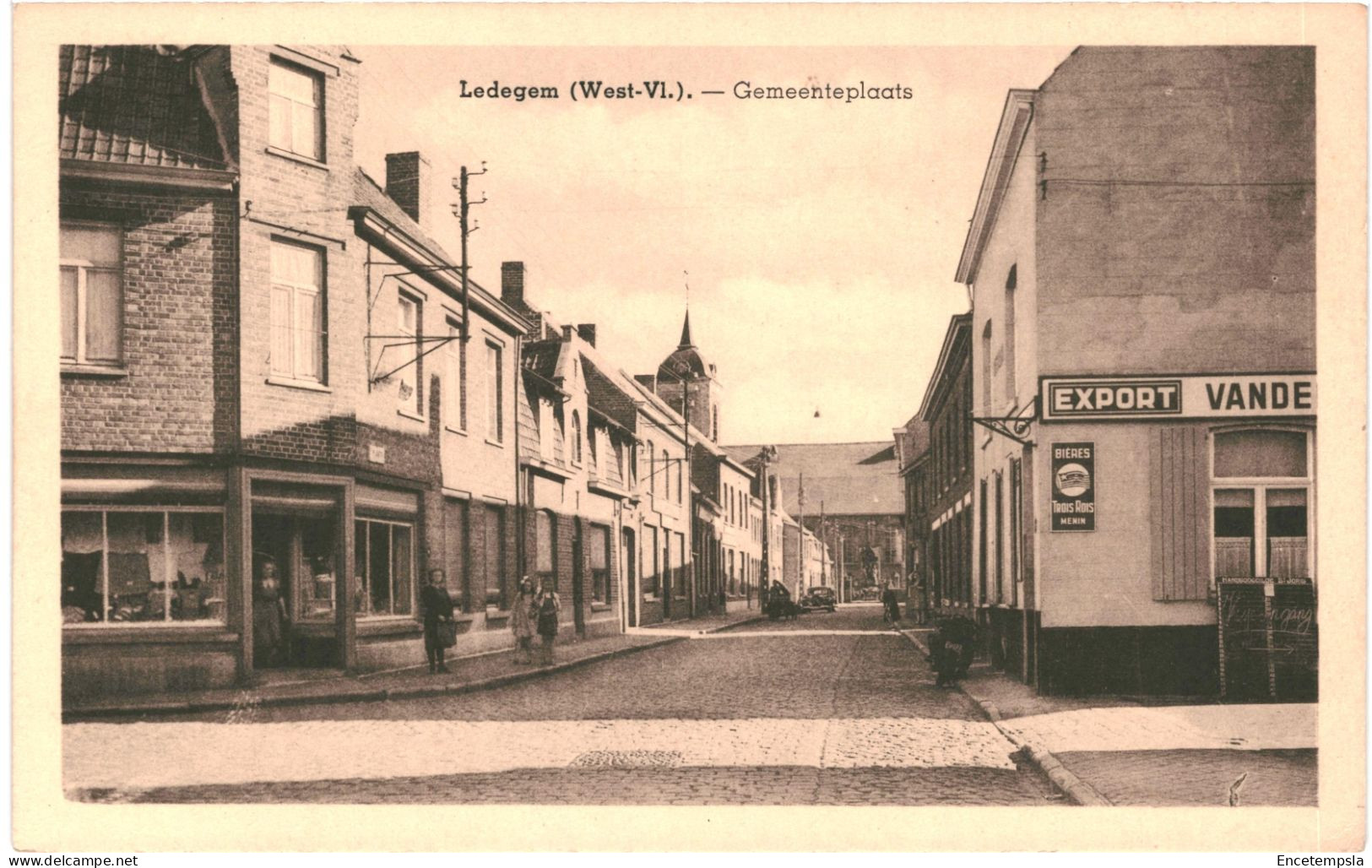 CPA Carte Postale Belgique Ledegem  Gemeenteplaats   VM64847 - Ledegem