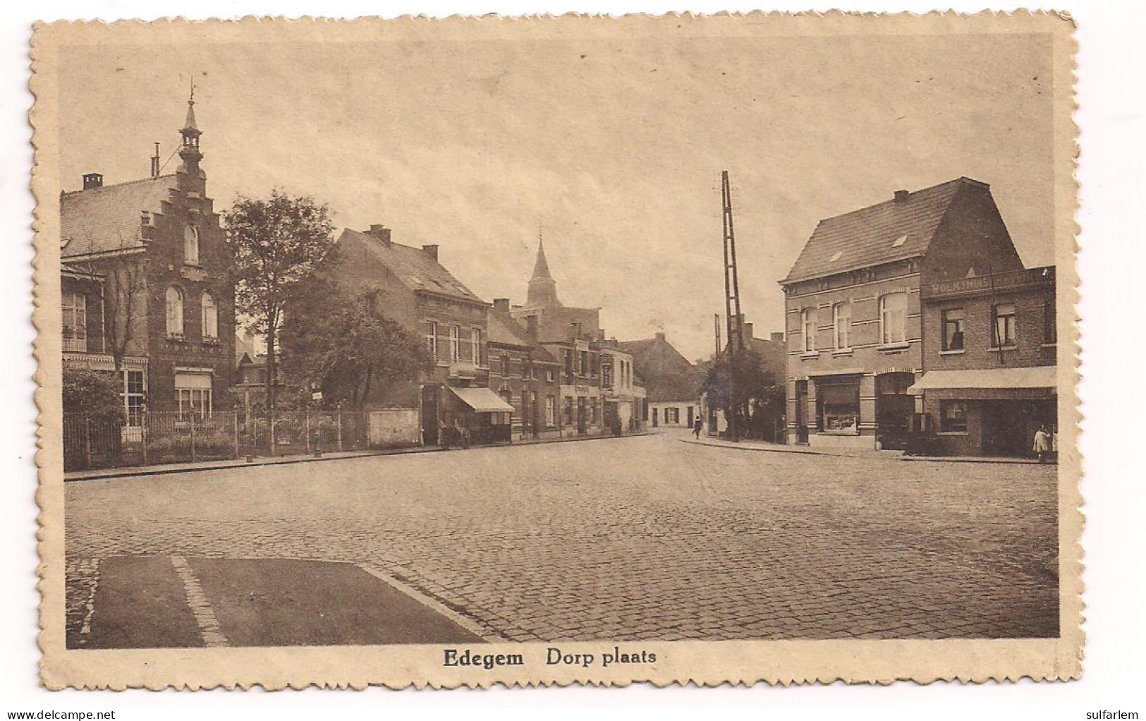 Carte Postale. EDEGEM. Dorp Plaats. - Edegem