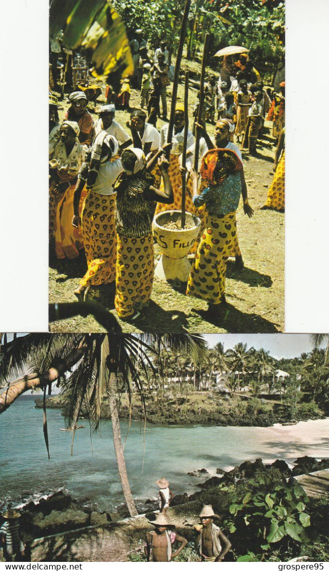 GRANDE COMORES NGAZIDJA DANSE DU PILON WADAHA + FEMMES EN FETE + PLAGE ET HOTEL ITSANDRA 1988 - Comoren