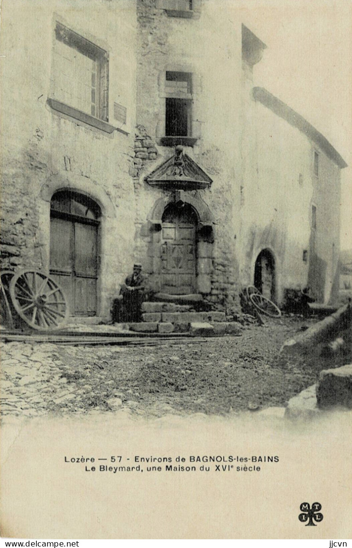 "/"48 - Lozère - Le Bleymard - Environ De Bagnols Les Bains - Une Maison Du XV ème Siècle - Le Bleymard