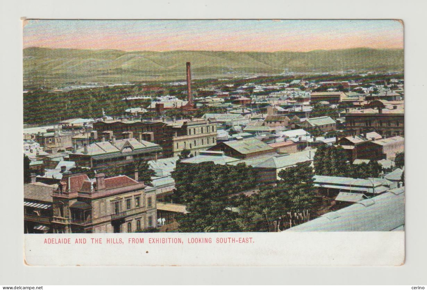 ADELAIDE  AND  THE  HILLS:  FROM  EXHIBITION  -  LOOKING  SOUTH-EAST  -  FP - Adelaide