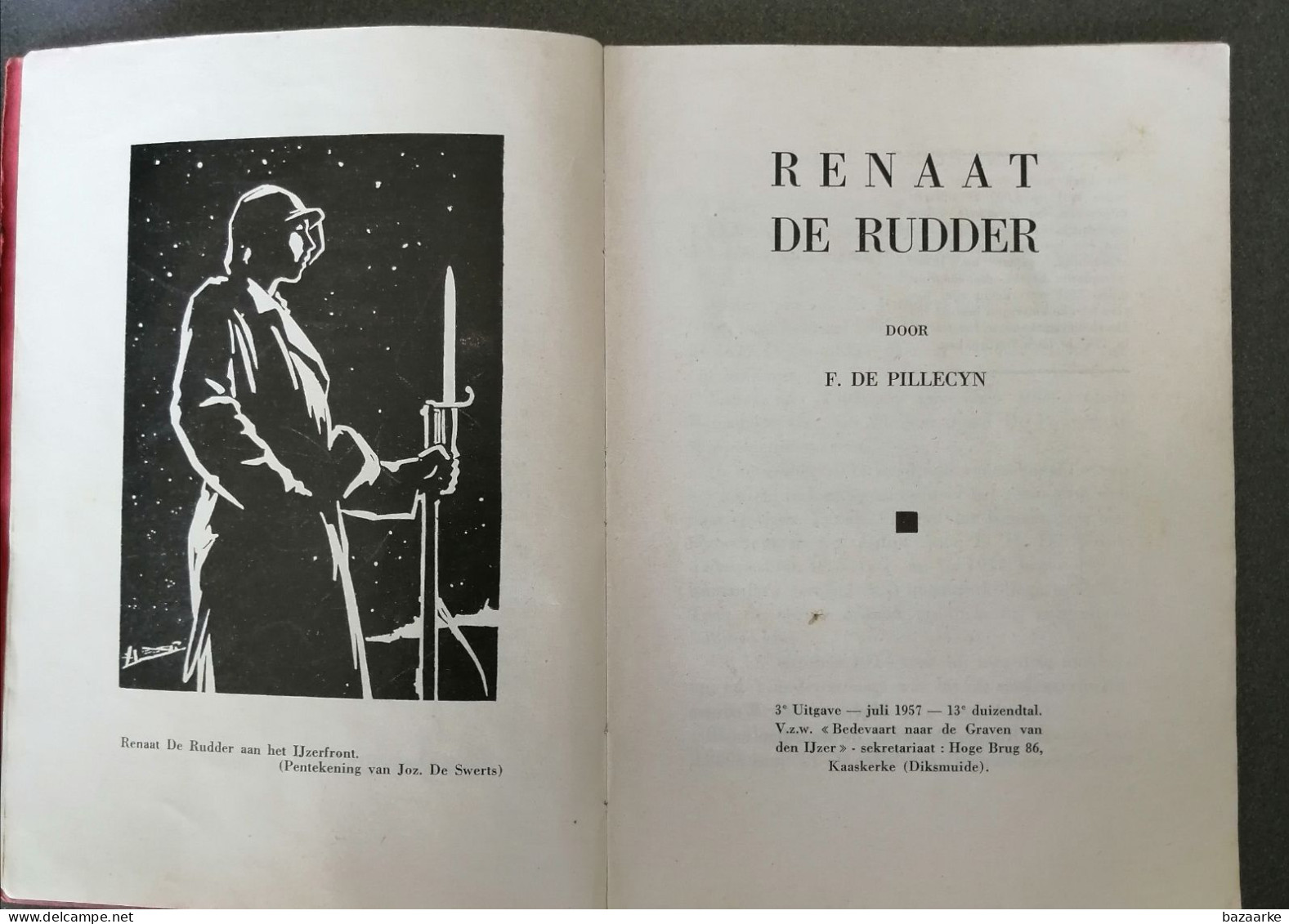 OORLOG / RENAAT DE RUDDER ° OOSTAKKER 1897 / DIKSMUIDE/BOEZINGE/ BOITSHOEKE/ RAMSKAPELLE / MERKEM - Oud