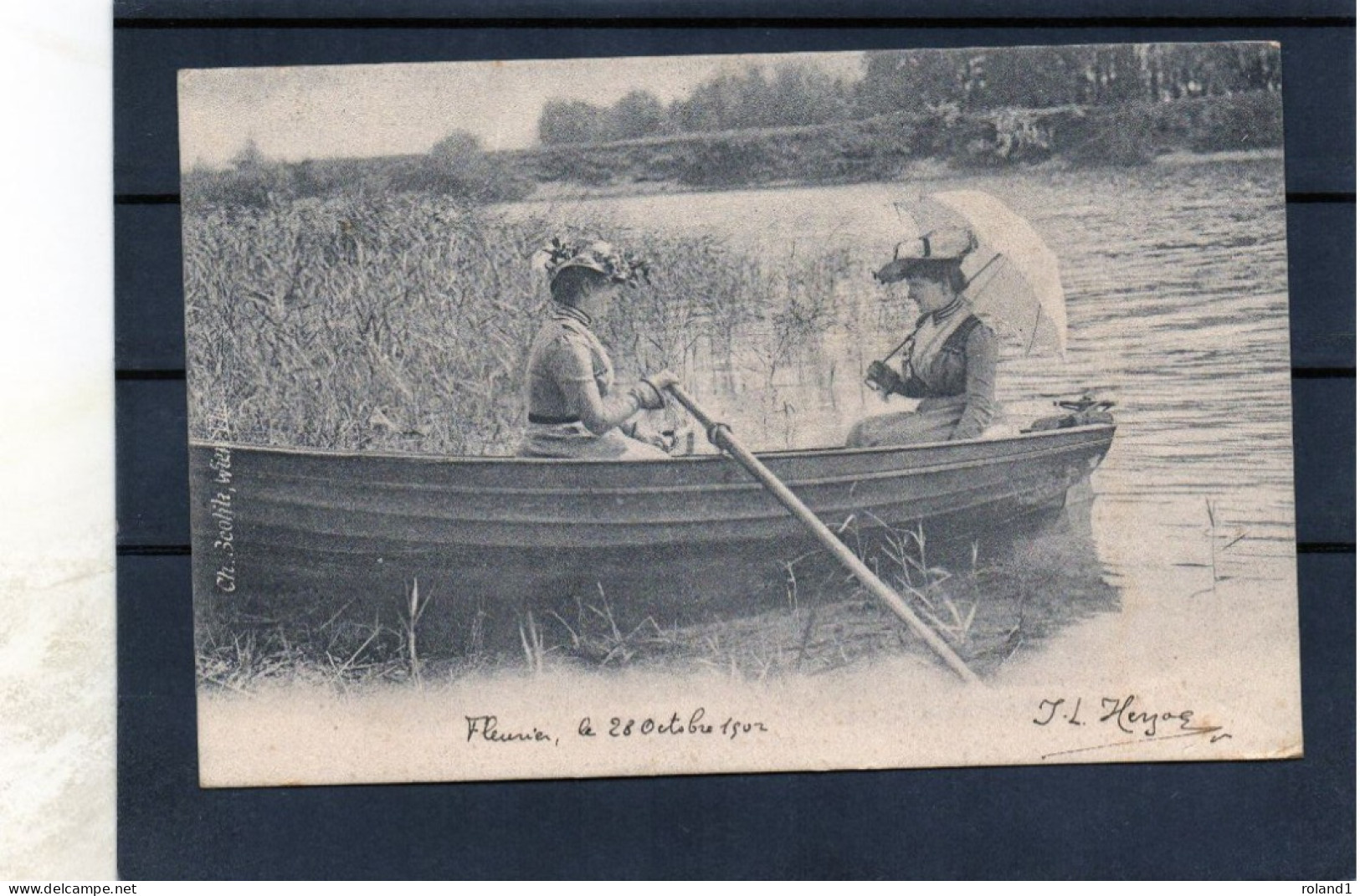 Fleurier - Promenade En Barque. - Fleurier