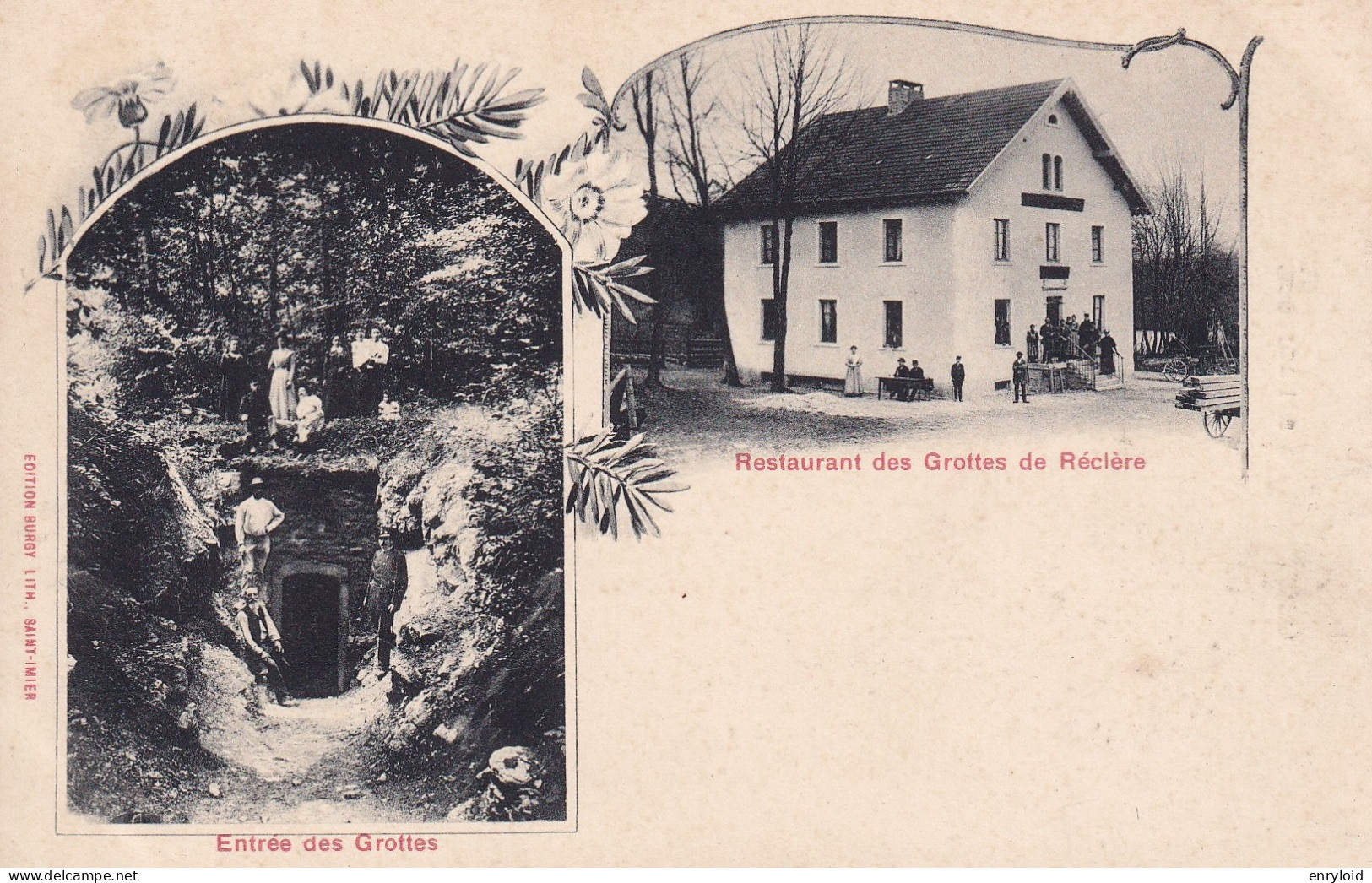 Restaurant Des Grottes De Réclère Gruss - Réclère