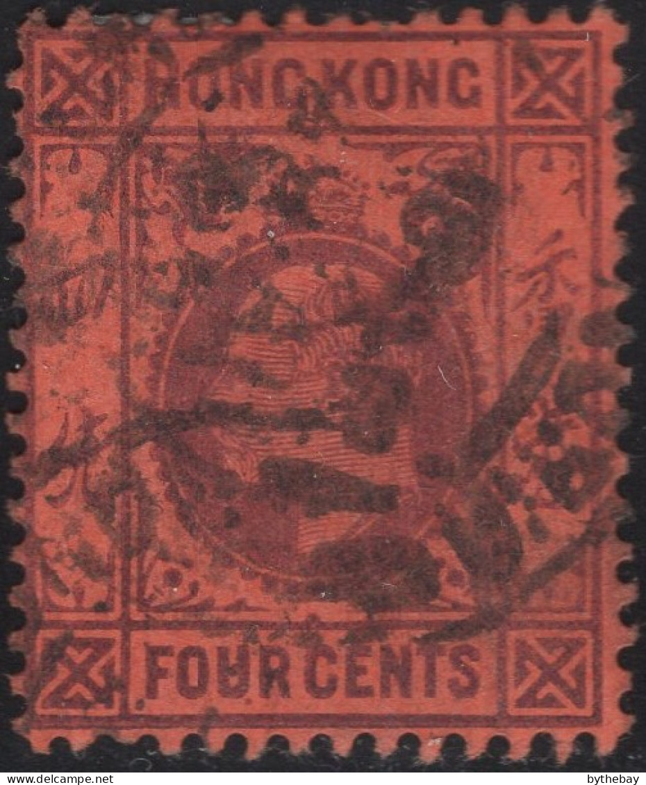 Hong Kong 1904-11 Used Sc 89 4c Edward VII - Gebraucht