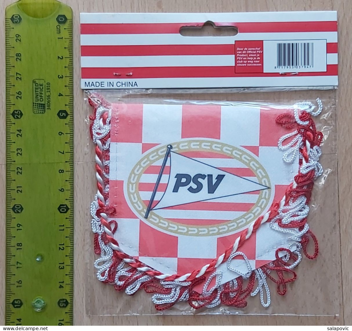 PSV Eindhoven Netherlands Football Club SOCCER, FUTBOL, CALCIO PENNANT, SPORTS FLAG ZS 3/18 - Kleding, Souvenirs & Andere