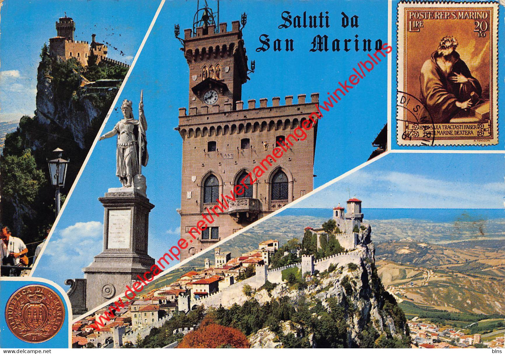 Saluti Da San Marino - Republic Of San Marino - Repubblica Di San Marino - San Marino