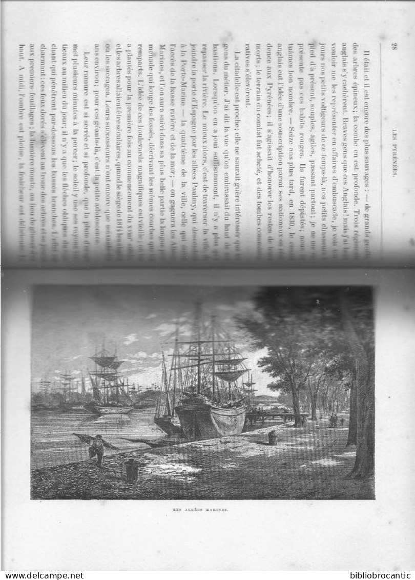 * LES PYRENEES FRANCAISES *V.2/ " LE PAYS BASQUE Et LA BASSE NAVARRE Par Paul PERRET /E.0.1882 - Baskenland