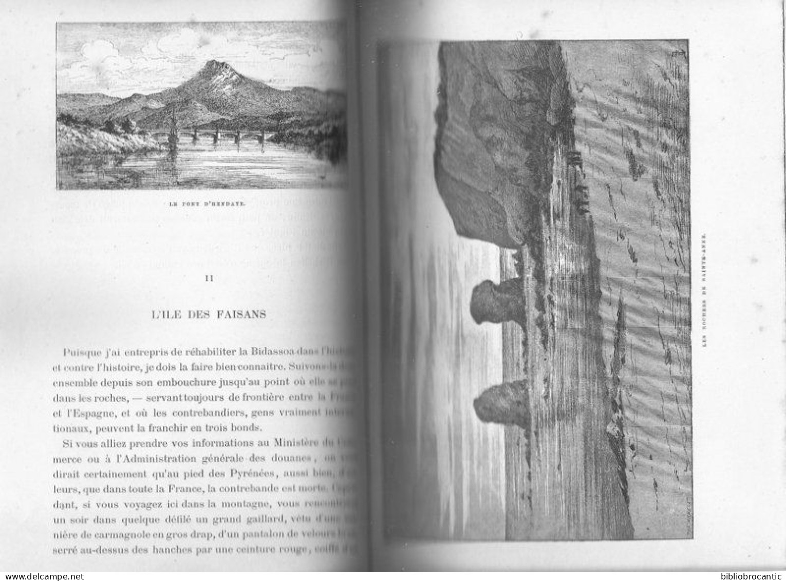 * LES PYRENEES FRANCAISES *V.2/ " LE PAYS BASQUE et LA BASSE NAVARRE par Paul PERRET /E.0.1882