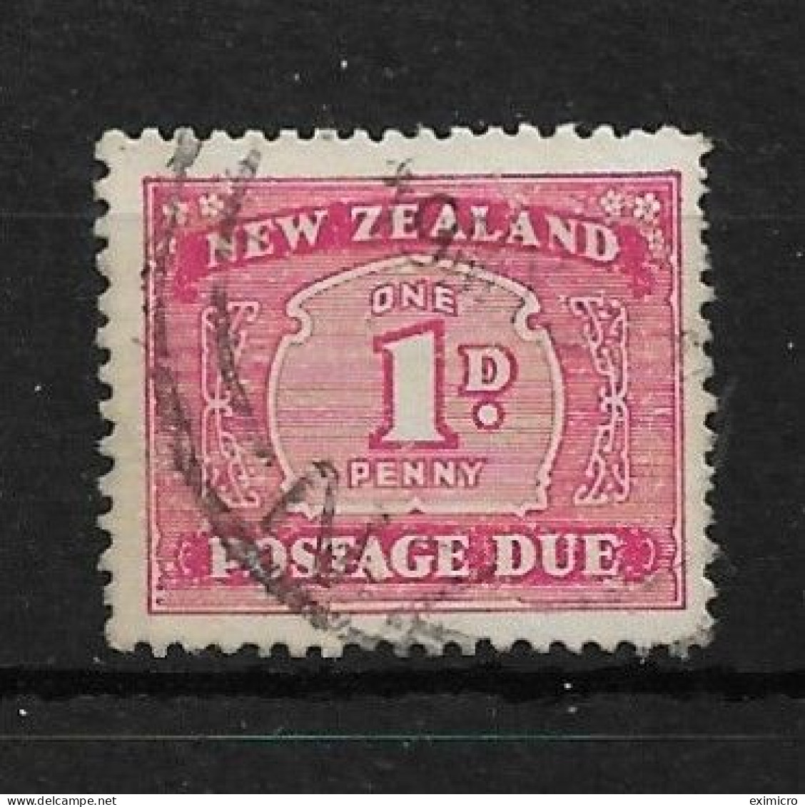 NEW ZEALAND 1939 1d POSTAGE DUE SG D42 FINE USED Cat £2.50 - Postage Due