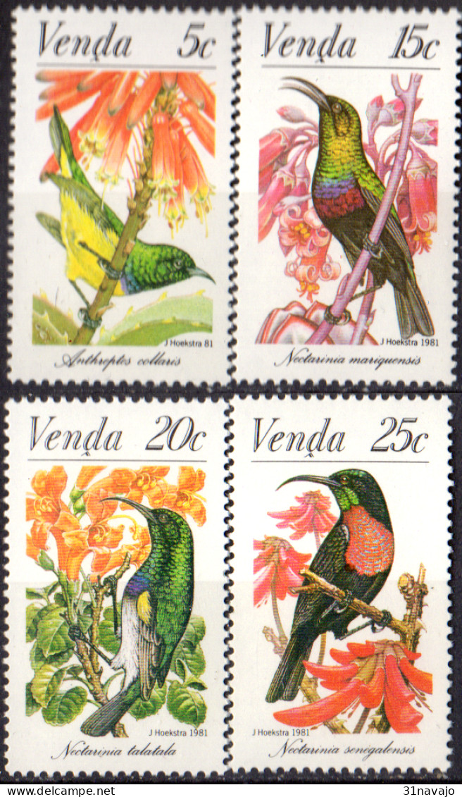 VENDA - Oiseaux 1981 - Venda