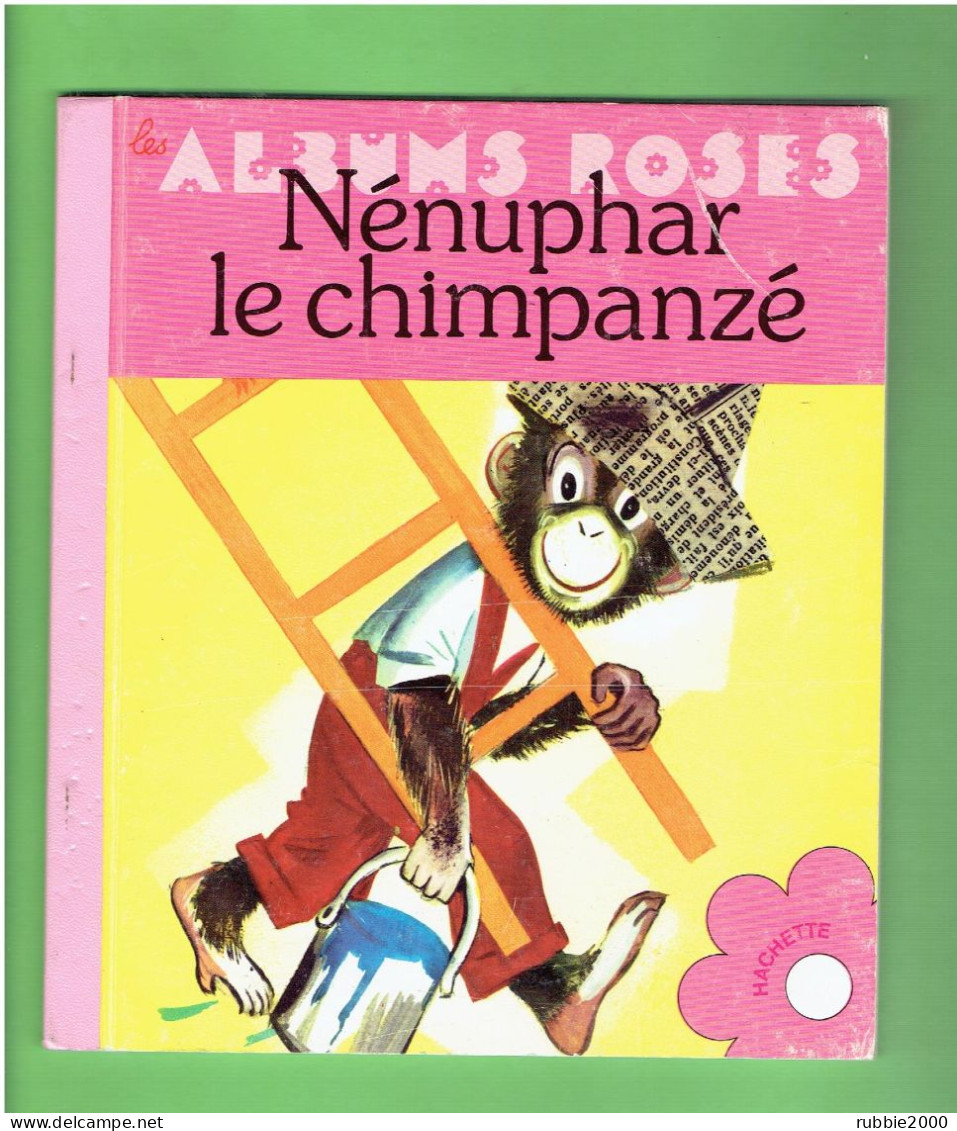 NENUPHAR LE CHIMPANZE 1979 PAR ROMAIN SIMON LES ALBUMS ROSES HACHETTE - Hachette