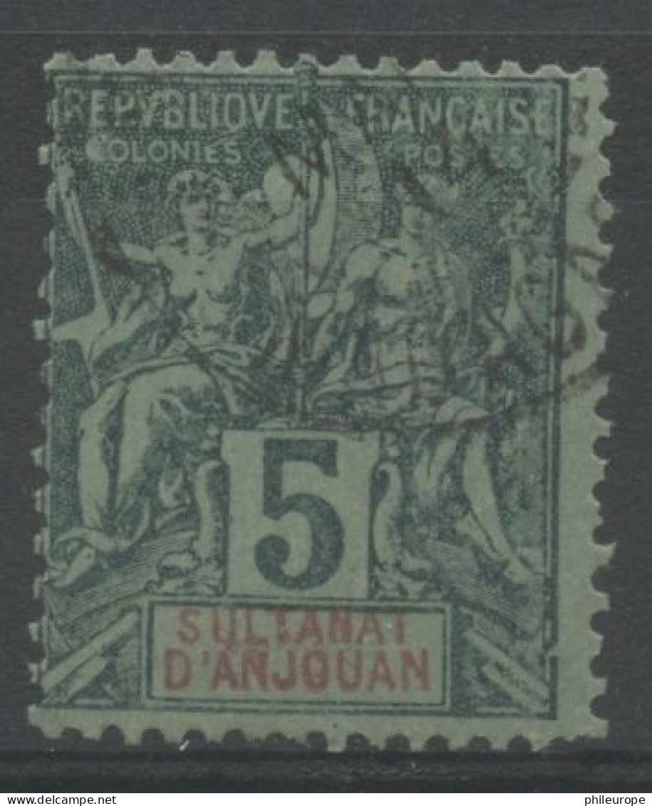 Anjouan (1892) N 4 (o) - Oblitérés