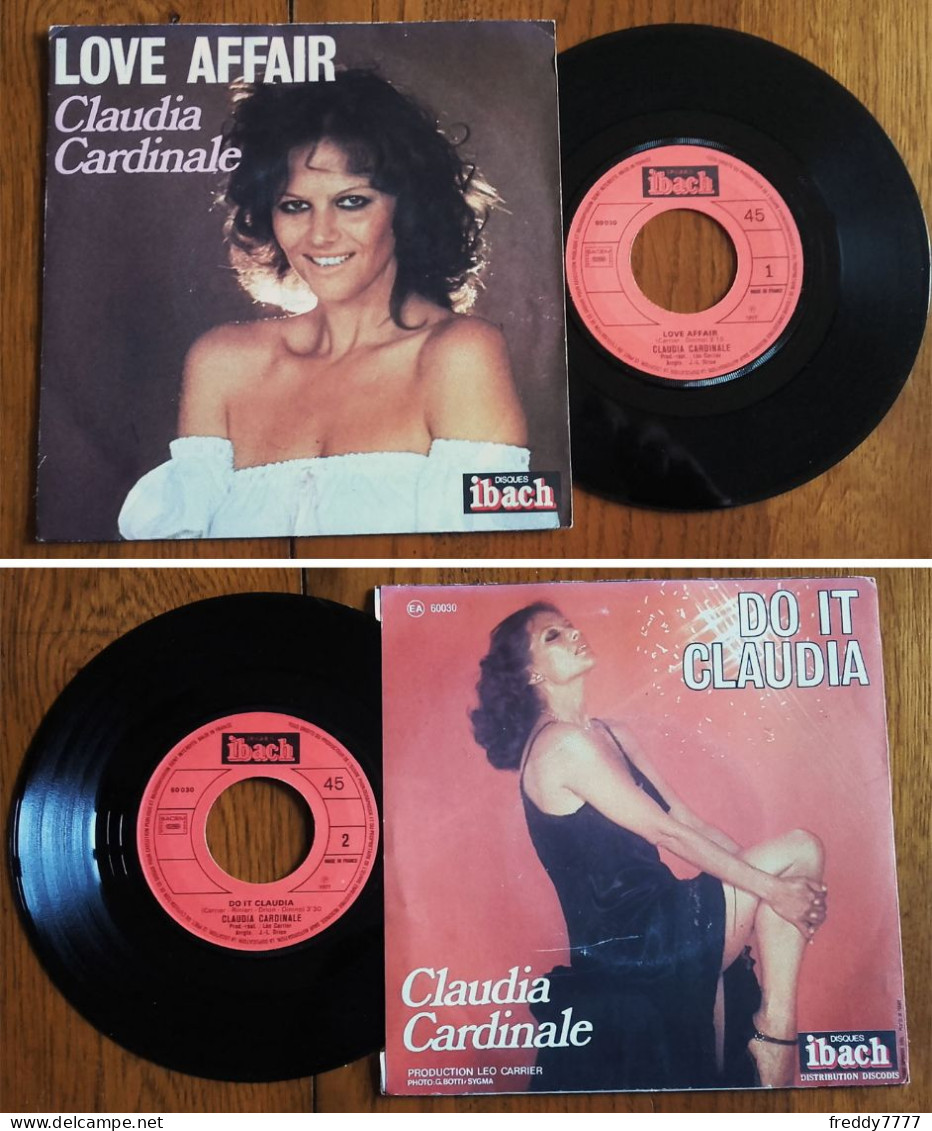 RARE French SP 45t RPM (7") CLAUDIA CARDINALE «Love Affair» (1977) - Verzameluitgaven