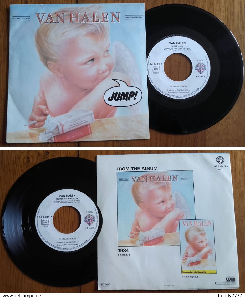 RARE French SP 45t RPM (7") VAN HALEN «Jump !» (1983) - Hard Rock & Metal