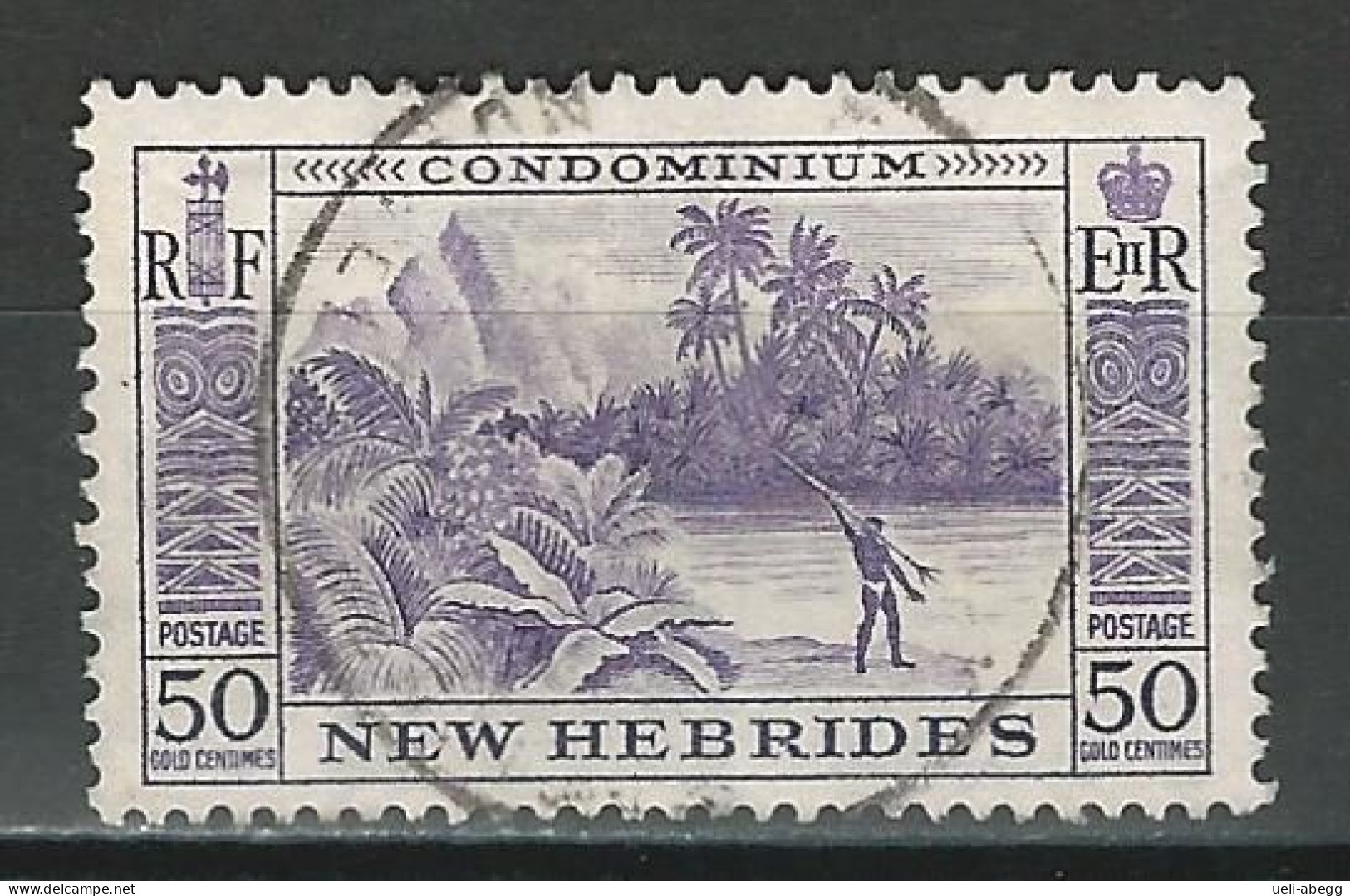 New Hebrides Yv 193, Mi 179 O - Used Stamps