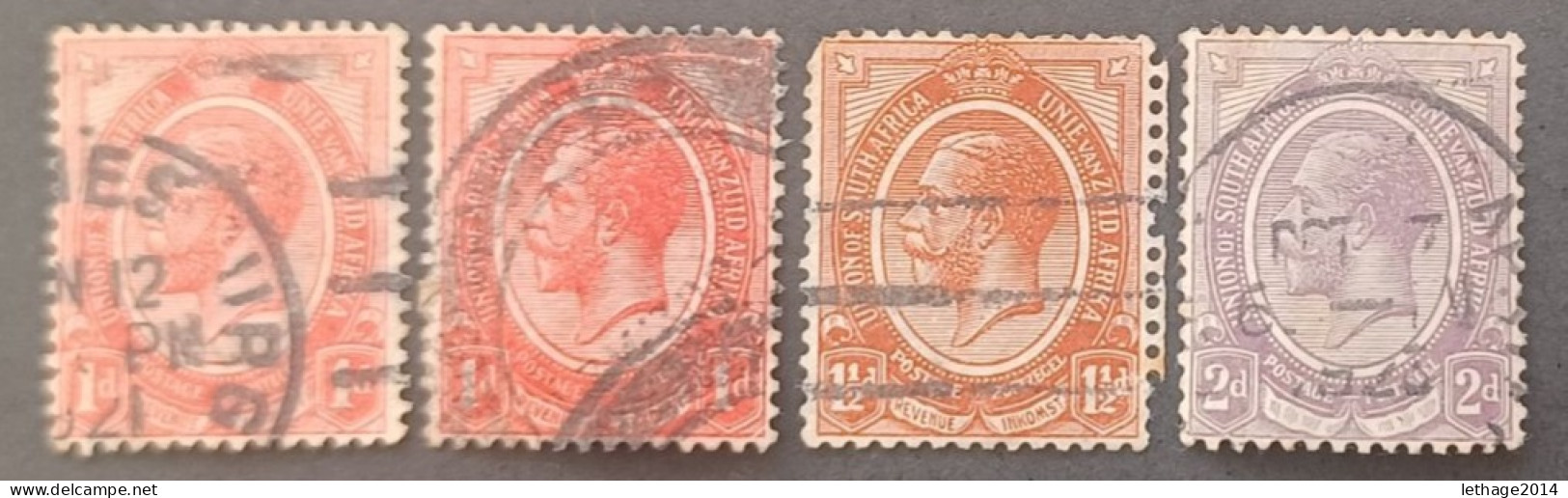 SOUTH AFRICA 1902 GEORGE VI CAT GIBBONS N 4-4a-5-6 - Neue Republik (1886-1887)