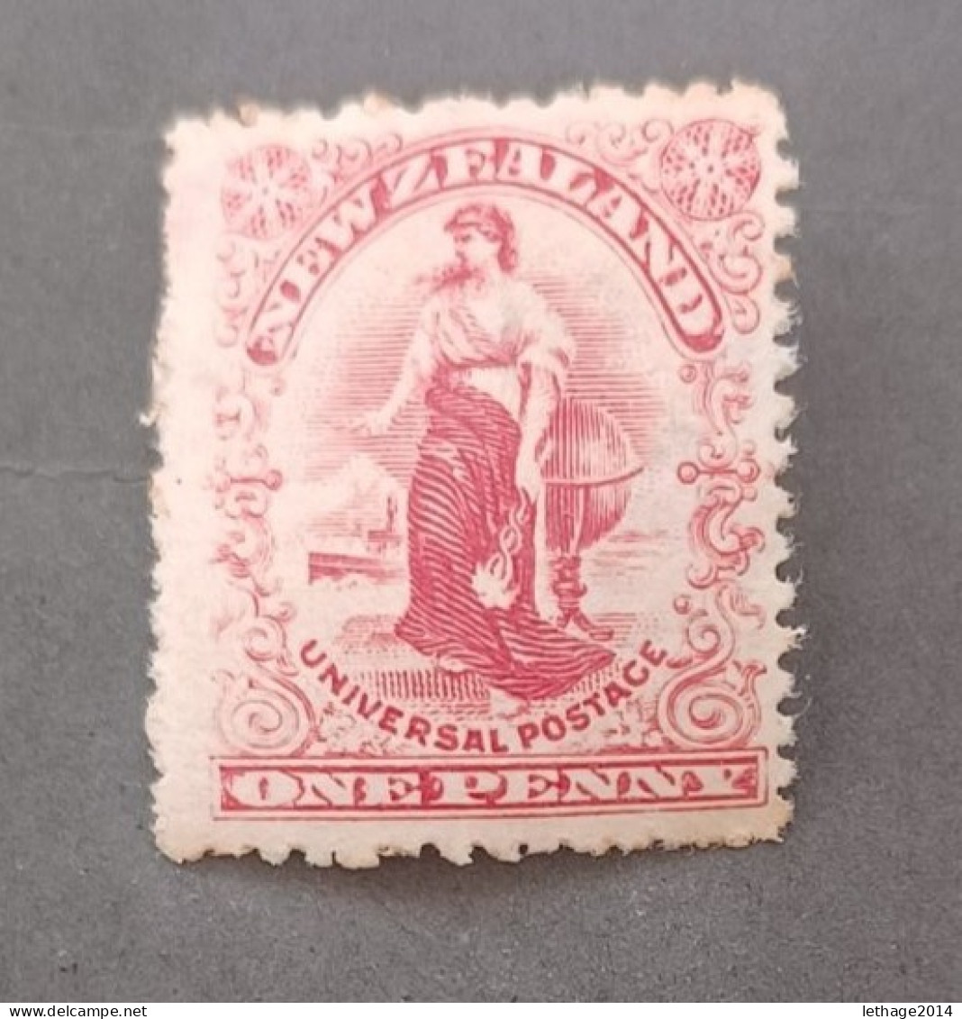 NEW ZELANDA 1907 CAT GIBBONS N 441 MNG PERF 14 X 14 1/4 - Unused Stamps
