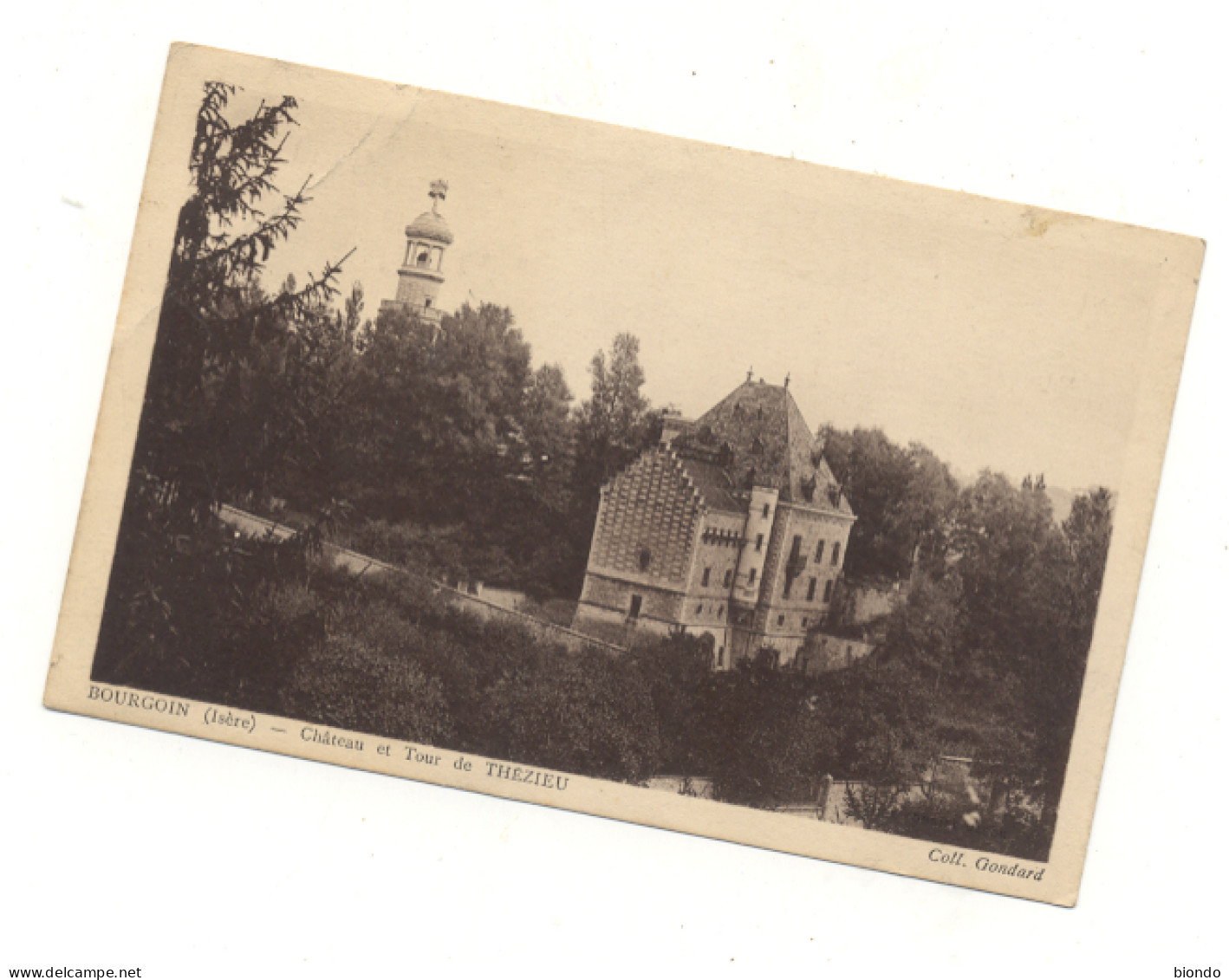 38 - BOURGOIN - CHATEAU ET TOUR DE THEZIEU - Barraux