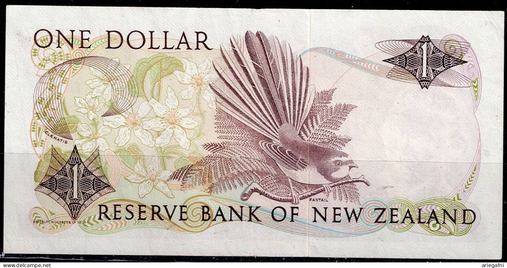 NEW ZEALAND 1981-1985 BANKNOTES ONE DOLLAR AAL 536687 UNC !! - Nouvelle-Zélande