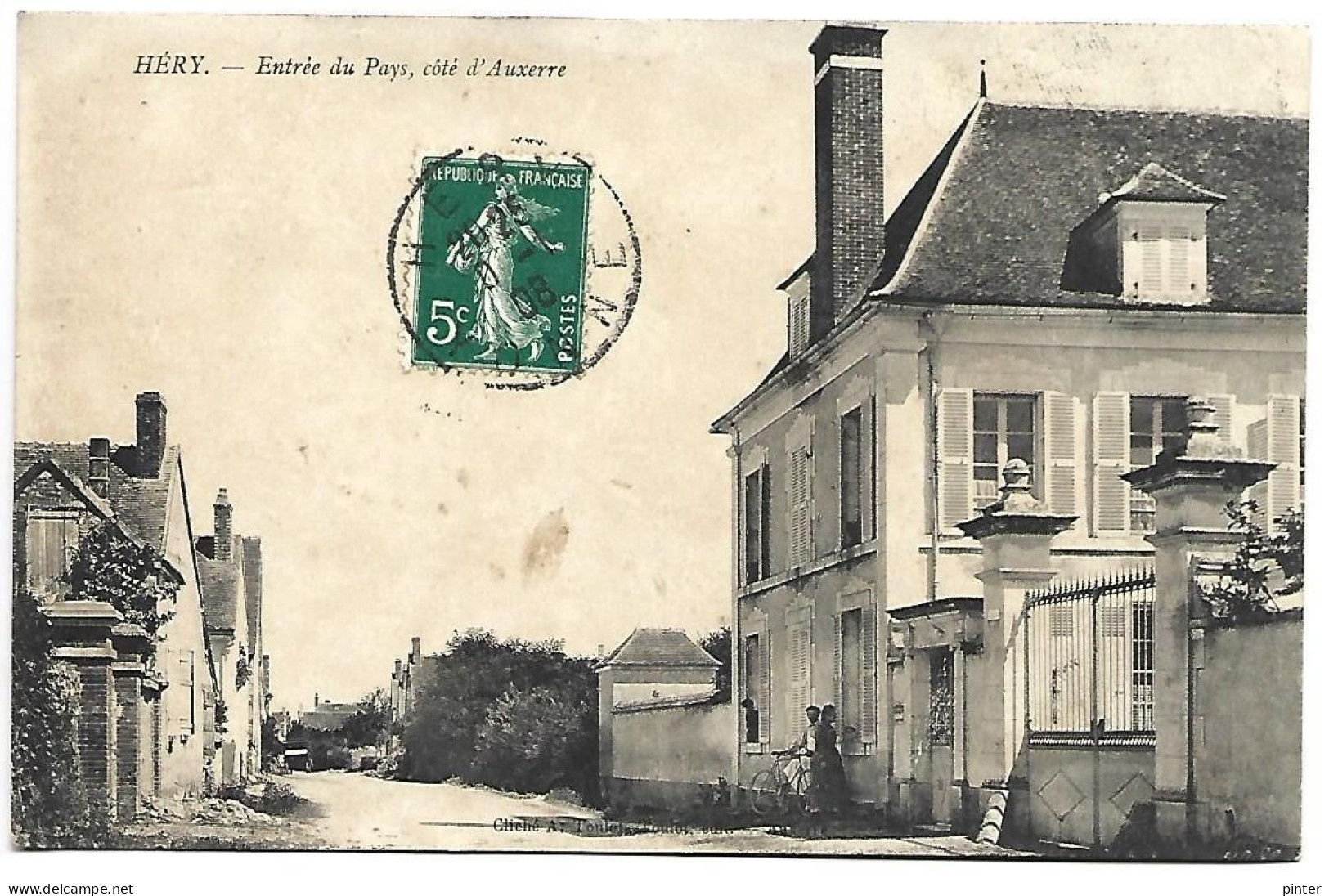 HERY - Entrée Du Pays, Côté D'Auxerre - Hery